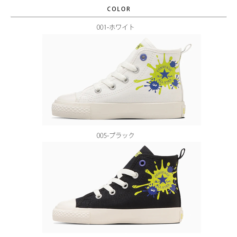 【hbA】【CONVERSE】コンバース CHILD ALL STAR N Z HI Splatoon3 チャイルド オールスター Ｎ Ｚ ＨＩ スプラトゥーン3【7301-24107】