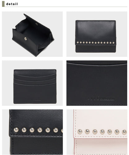 【J&M DAVIDSON】ジェイアンドエム デヴィッドソン CARD COIN PURSE WITH STUDS カード コイン パース ウィズ スタッズ 財布 SCCP-1XX-SCXX コインケース 並行輸入品【9902-22008】