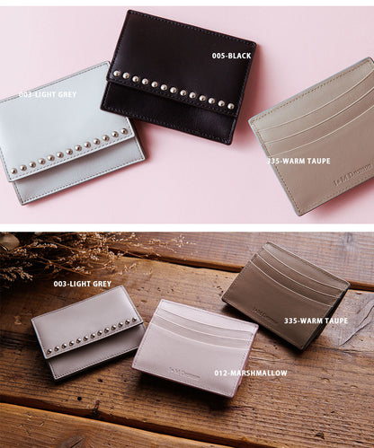 【J&M DAVIDSON】ジェイアンドエム デヴィッドソン CARD COIN PURSE WITH STUDS カード コイン パース ウィズ スタッズ 財布 SCCP-1XX-SCXX コインケース 並行輸入品【9902-22008】