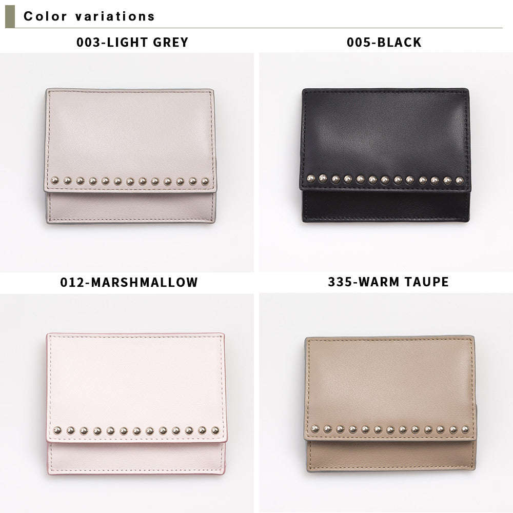 【J&M DAVIDSON】ジェイアンドエム デヴィッドソン CARD COIN PURSE WITH STUDS カード コイン パース ウィズ スタッズ 財布 SCCP-1XX-SCXX コインケース 並行輸入品【9902-22008】