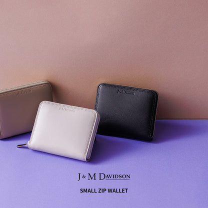 【J&M DAVIDSON】ジェイアンドエム デヴィッドソン SMALL ZIP WALLET スモール ジップ ウォレット ミニ財布 SSZW-0XX-SCXX スモールウォレット 並行輸入品【9902-22010】