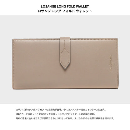 【J&M DAVIDSON】ジェイアンドエム デヴィッドソン LOSANGE LONG FOLD WALLET ロサンジ ロング フォルド ウォレット SMZA-1XX-SCXX 二つ折り財布 長財布 並行輸入品【9902-22019】