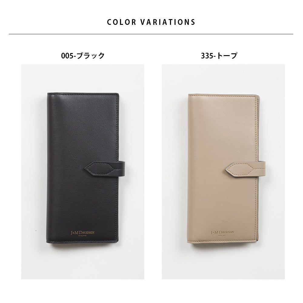 【J&M DAVIDSON】ジェイアンドエム デヴィッドソン LOSANGE LONG FOLD WALLET ロサンジ ロング フォルド ウォレット SMZA-1XX-SCXX 二つ折り財布 長財布 並行輸入品【9902-22019】