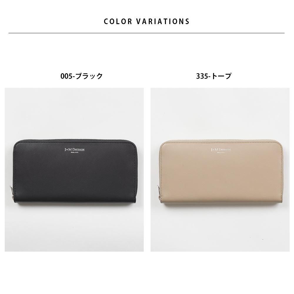 【J&M DAVIDSON】ジェイアンドエム デヴィッドソン ZIP AROUND WALLET ジップ アラウンド ウォレット SZAW-0XX-SCXX 長財布 ラウンドファスナー 並行輸入品【9902-22021】