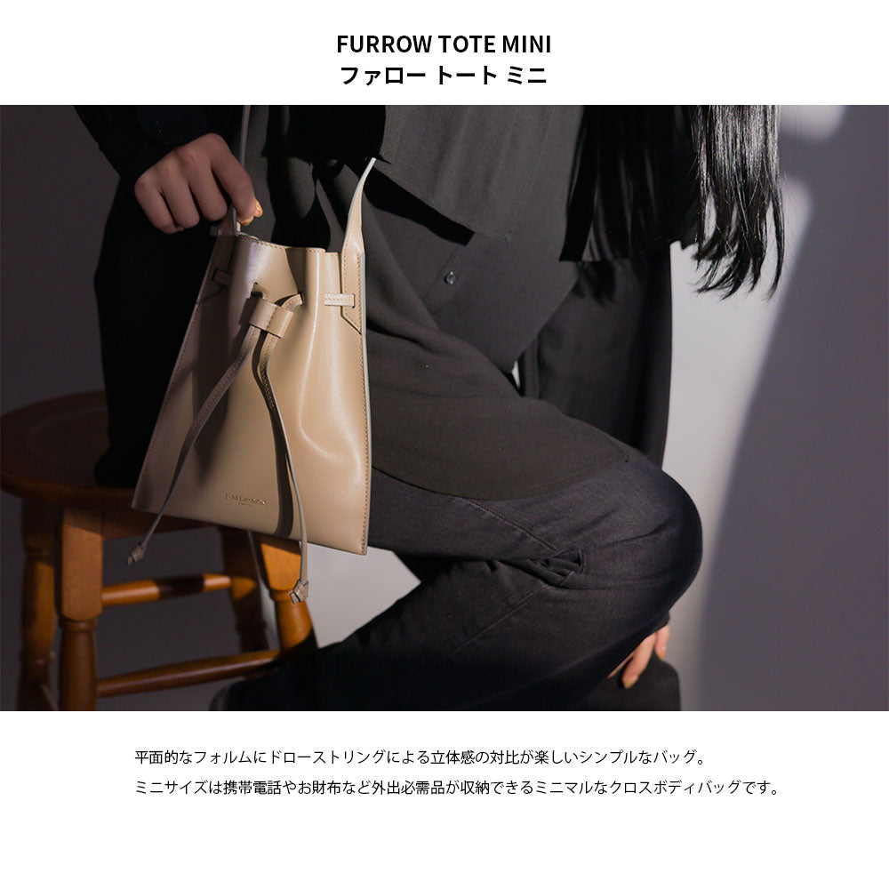 J&M DAVIDSON】ジェイアンドエム デヴィッドソン FURROW TOTE MINI