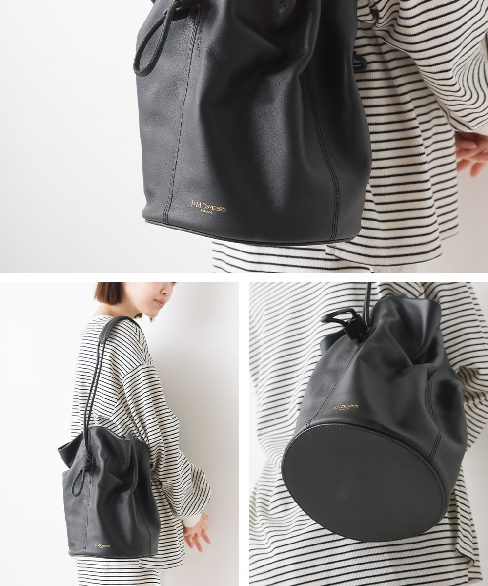 【J&M DAVIDSON】ジェイアンドエム デヴィッドソン NUBE BUCKET ヌーベ バケット バケットバッグ ショルダーバッグ LNBK-0XX-SCXX 並行輸入品【9902-22026】