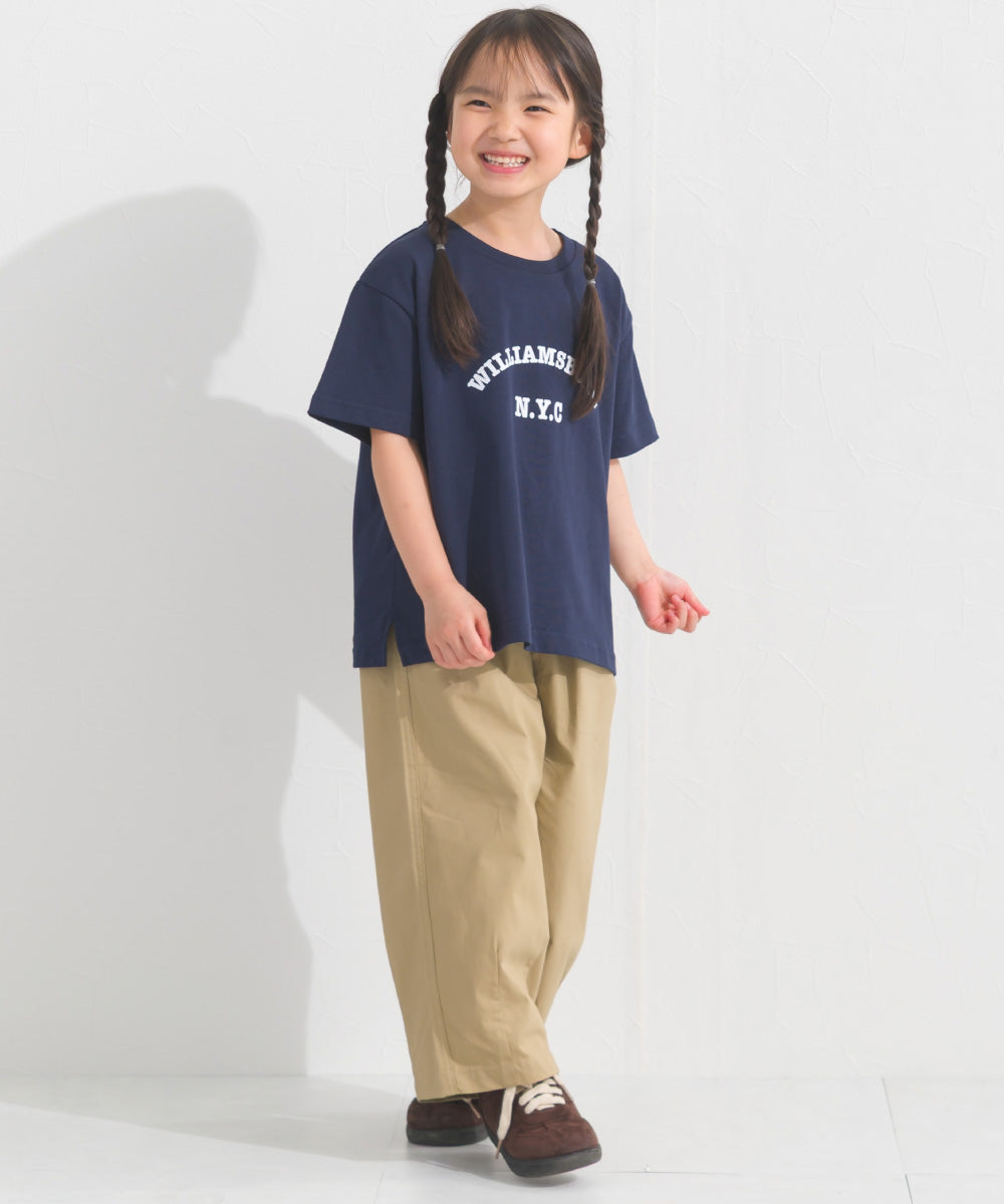 【hbB】【OMNES】キッズ ウォッシュ加工 ダンプサーカスバルーンパンツ【A420037OMN】