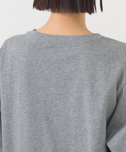 【OMNES】ロゴプリント長袖Tシャツ Massachusetts【A450005OMN】