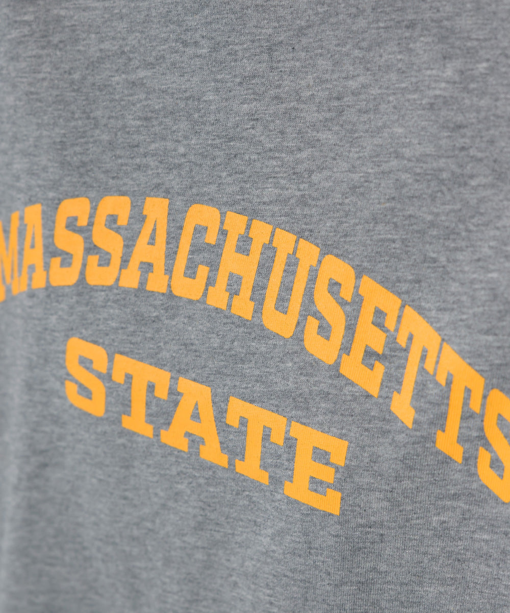 【OMNES】ロゴプリント長袖Tシャツ Massachusetts【A450005OMN】