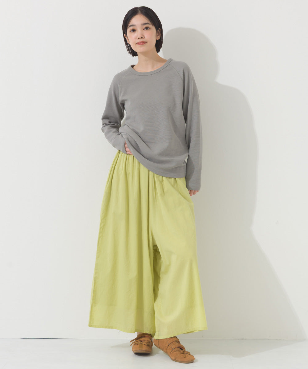 【OMNES】ジャガードラグラン長袖Tシャツ【A450011OMN】