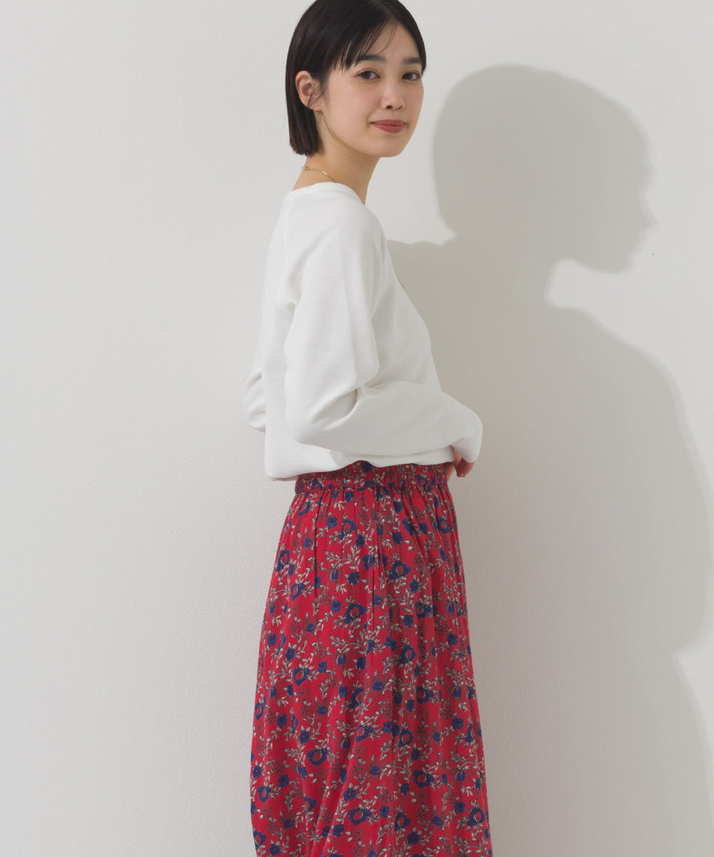 【OMNES】ジャガードラグラン長袖Tシャツ【A450011OMN】