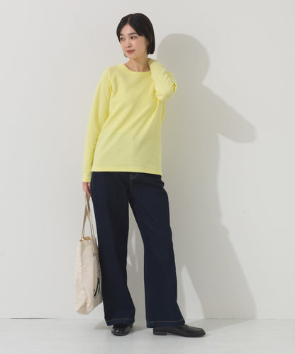 【OMNES】ジャガードラグラン長袖Tシャツ【A450011OMN】