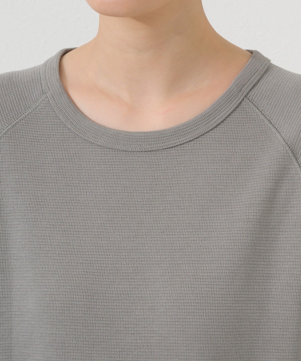 【OMNES】ジャガードラグラン長袖Tシャツ【A450011OMN】