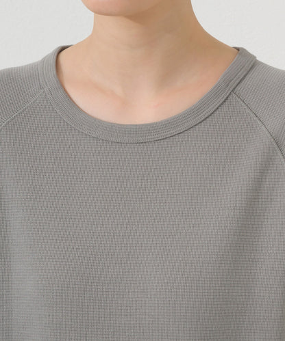 【OMNES】ジャガードラグラン長袖Tシャツ【A450011OMN】