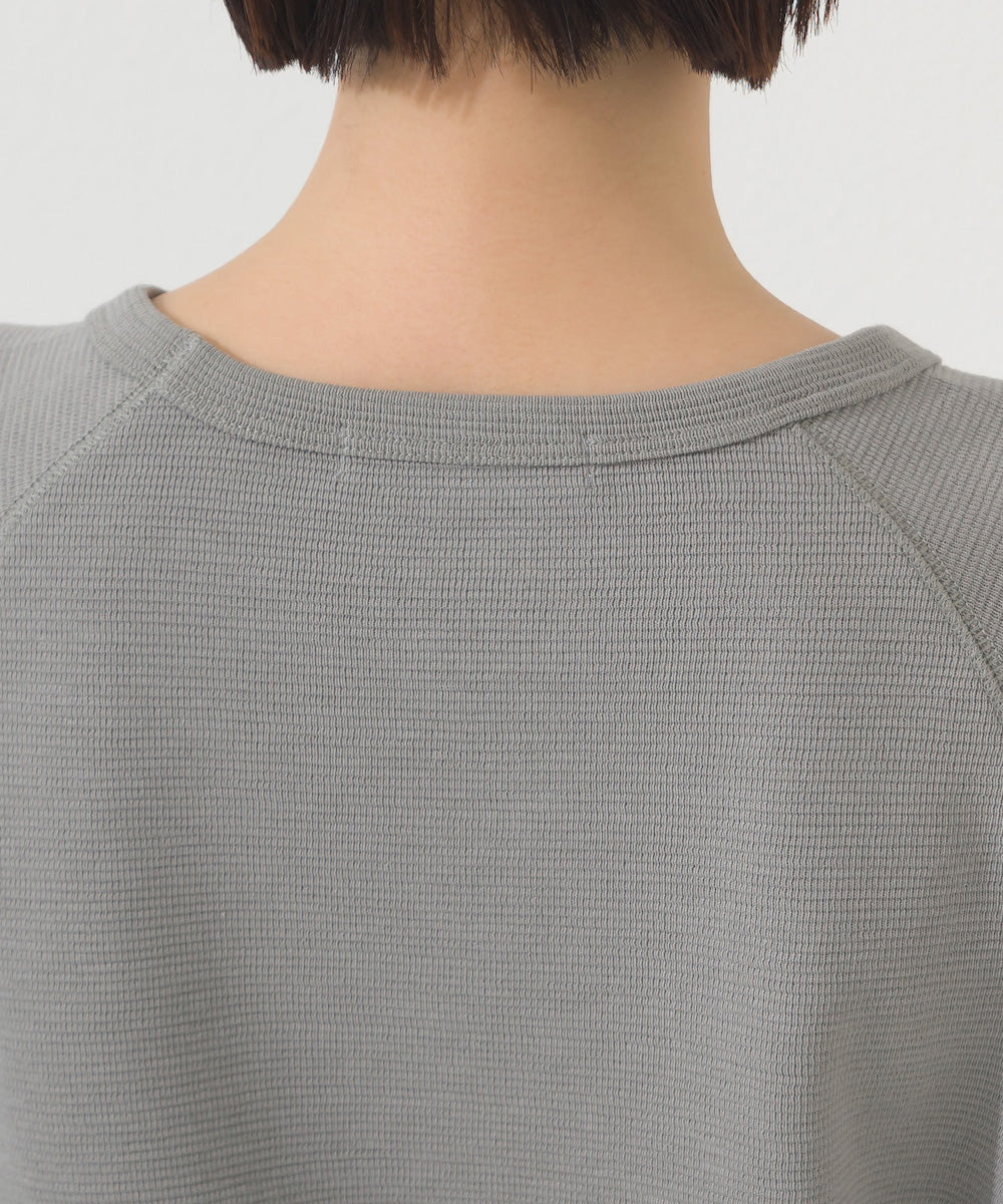 【OMNES】ジャガードラグラン長袖Tシャツ【A450011OMN】