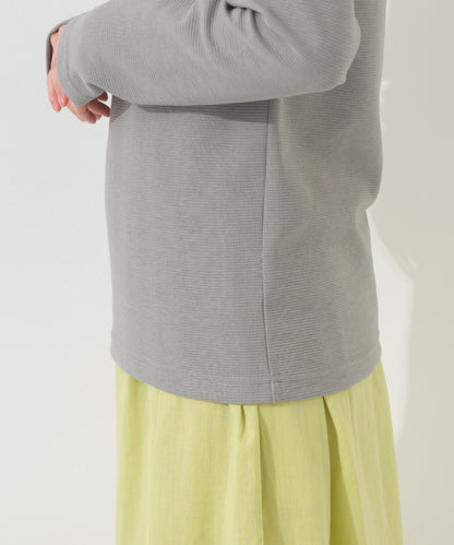 【OMNES】ジャガードラグラン長袖Tシャツ【A450011OMN】