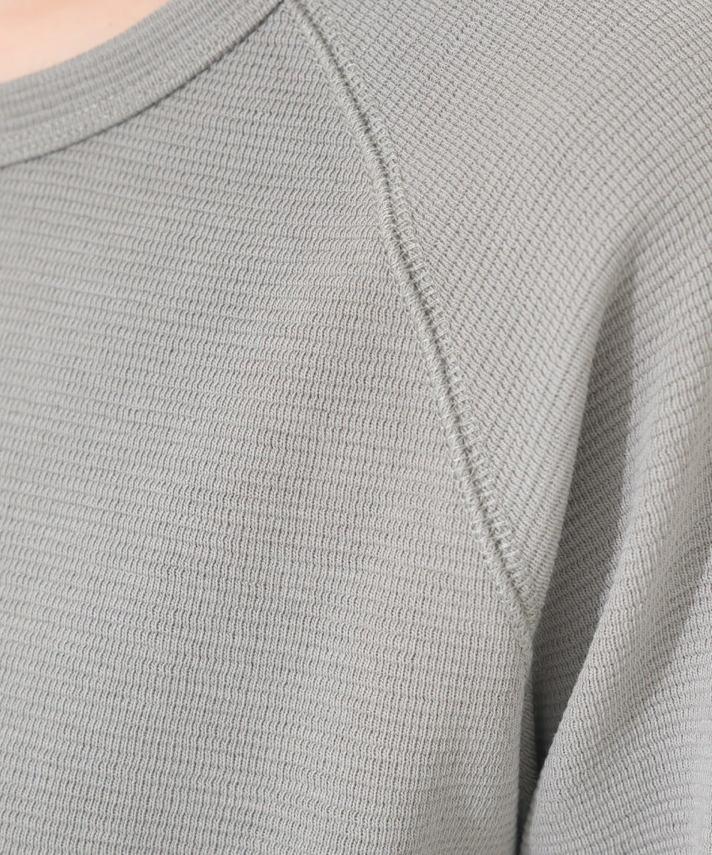 【OMNES】ジャガードラグラン長袖Tシャツ【A450011OMN】