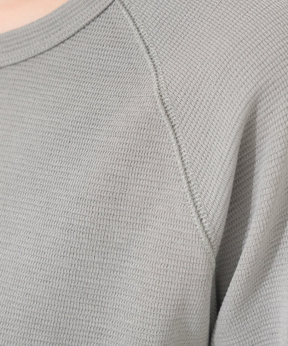 【OMNES】ジャガードラグラン長袖Tシャツ【A450011OMN】