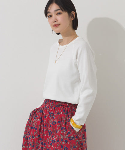 【OMNES】ジャガードラグラン長袖Tシャツ【A450011OMN】