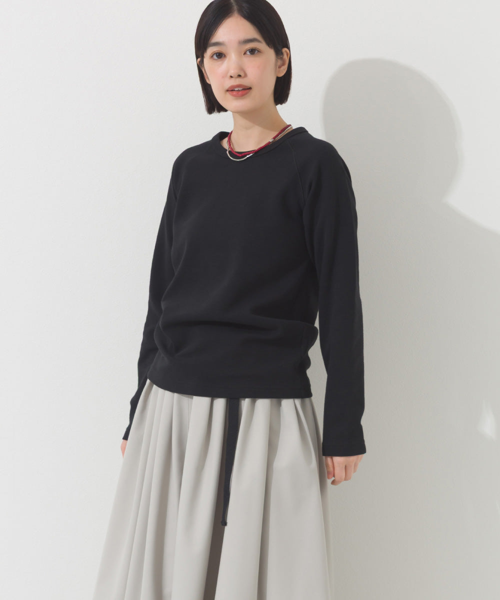 【OMNES】ジャガードラグラン長袖Tシャツ【A450011OMN】