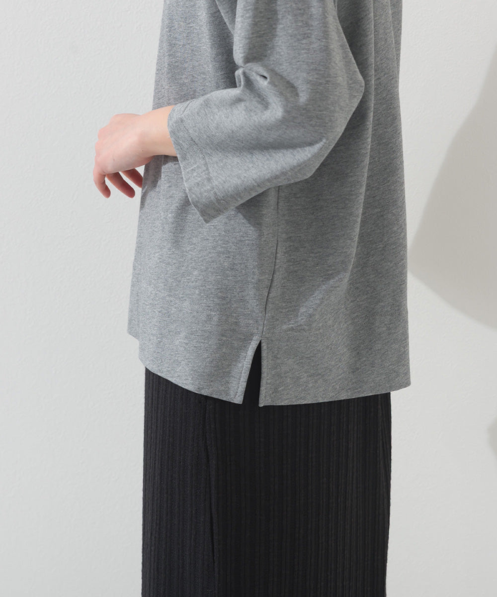 【OMNES】プリントロゴ七分袖Tシャツ BROOKLYN【A450015OMN】