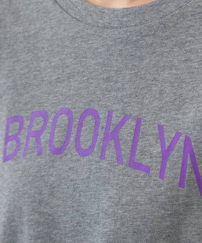 【OMNES】プリントロゴ七分袖Tシャツ BROOKLYN【A450015OMN】