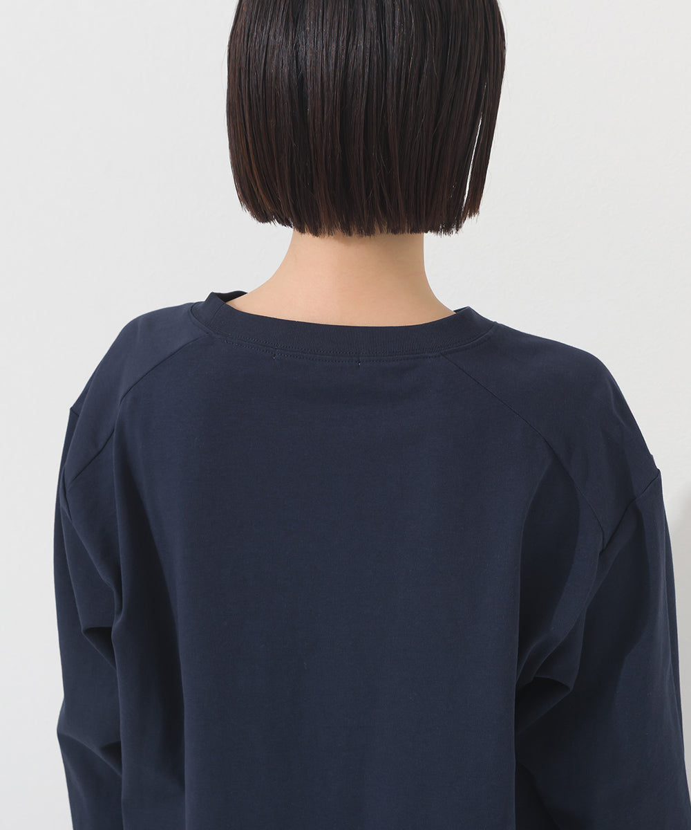 【OMNES】ロゴプリント長袖Tシャツ EASTVILLAGE【A450022OMN】