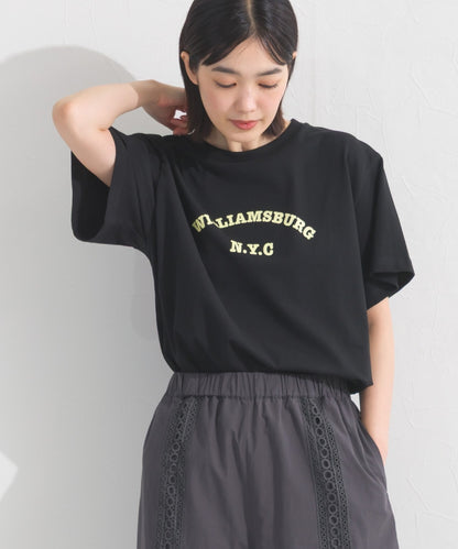 【OMNES】UVカット ロゴプリント半袖Tシャツ WILLIAMSBURG 紫外線遮蔽率99.7％【S450077OMN】