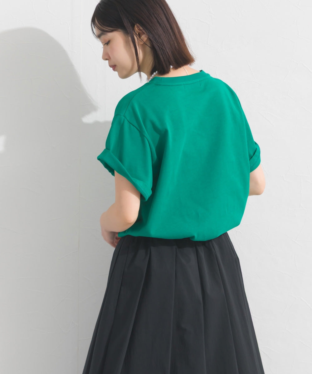 【OMNES】UVカット ロゴプリント半袖Tシャツ WILLIAMSBURG 紫外線遮蔽率99.7％【S450077OMN】