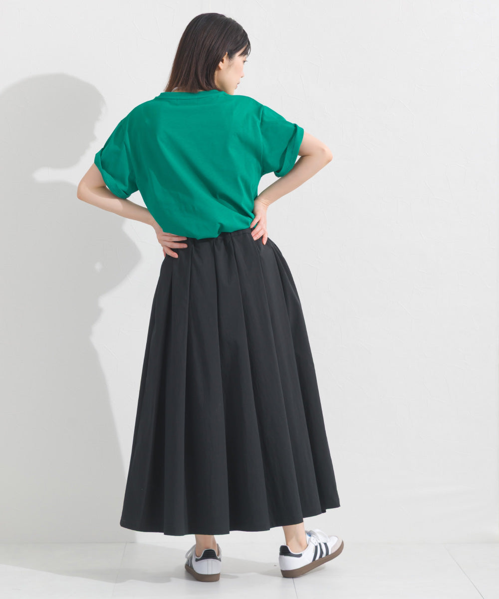【OMNES】UVカット ロゴプリント半袖Tシャツ WILLIAMSBURG 紫外線遮蔽率99.7％【S450077OMN】