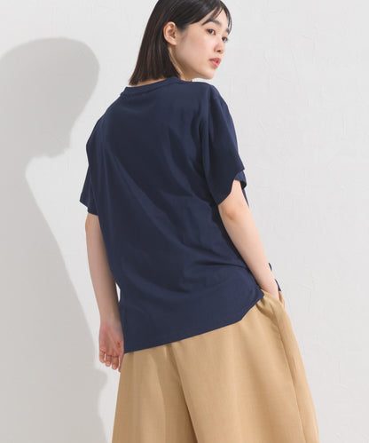 【OMNES】UVカット ロゴプリント半袖Tシャツ WILLIAMSBURG 紫外線遮蔽率99.7％【S450077OMN】