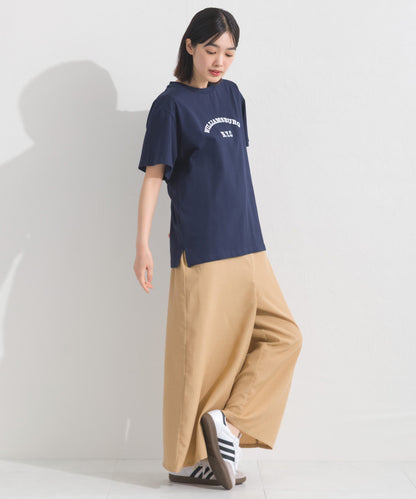【OMNES】UVカット ロゴプリント半袖Tシャツ WILLIAMSBURG 紫外線遮蔽率99.7％【S450077OMN】