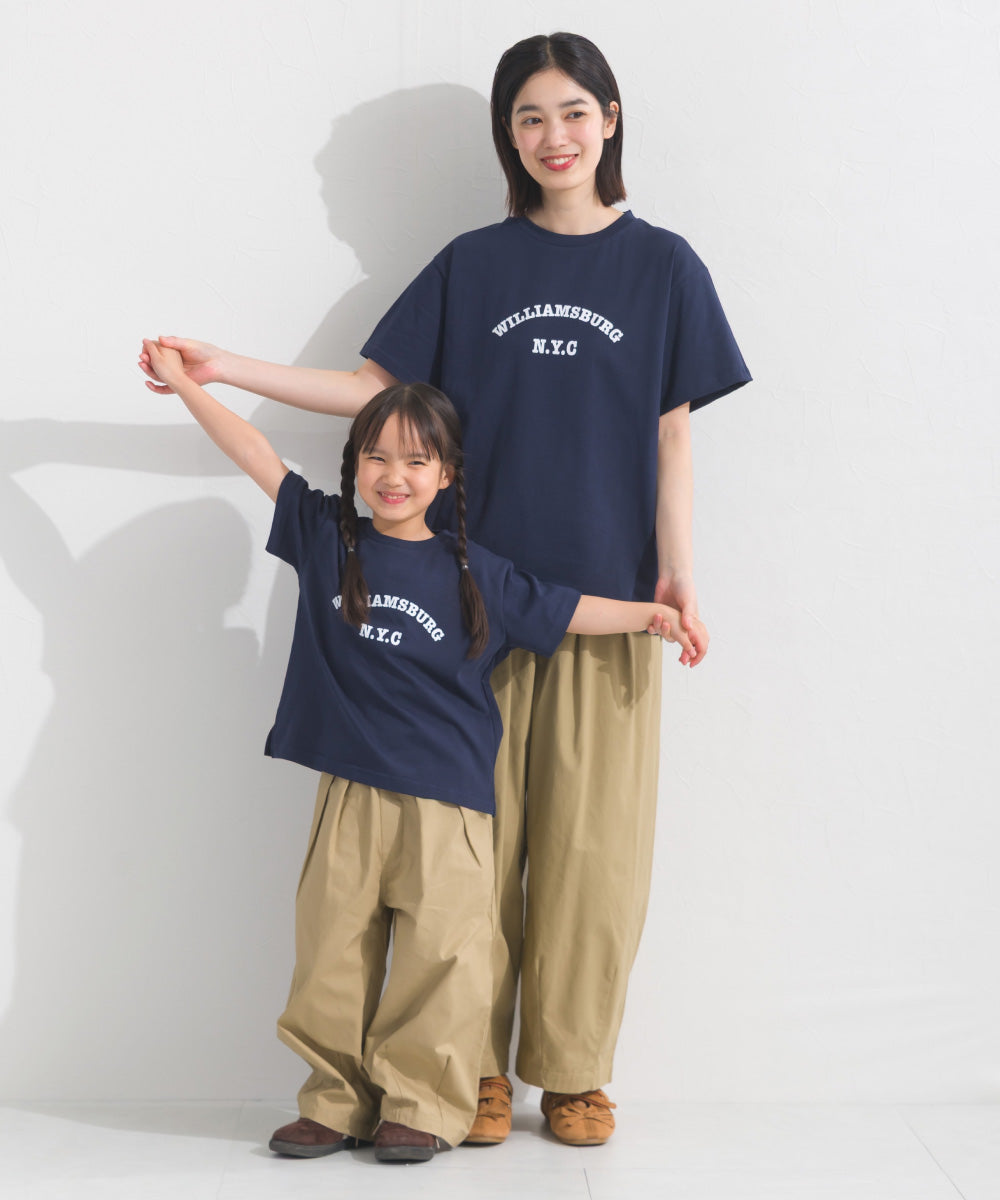 【OMNES】UVカット ロゴプリント半袖Tシャツ WILLIAMSBURG 紫外線遮蔽率99.7％【S450077OMN】