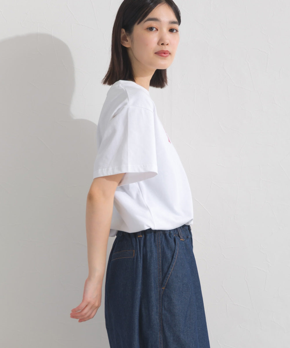 【OMNES】UVカット ロゴプリント半袖Tシャツ WILLIAMSBURG 紫外線遮蔽率99.7％【S450077OMN】