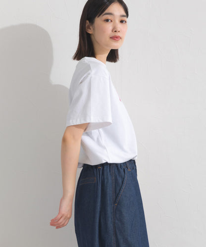 【OMNES】UVカット ロゴプリント半袖Tシャツ WILLIAMSBURG 紫外線遮蔽率99.7％【S450077OMN】