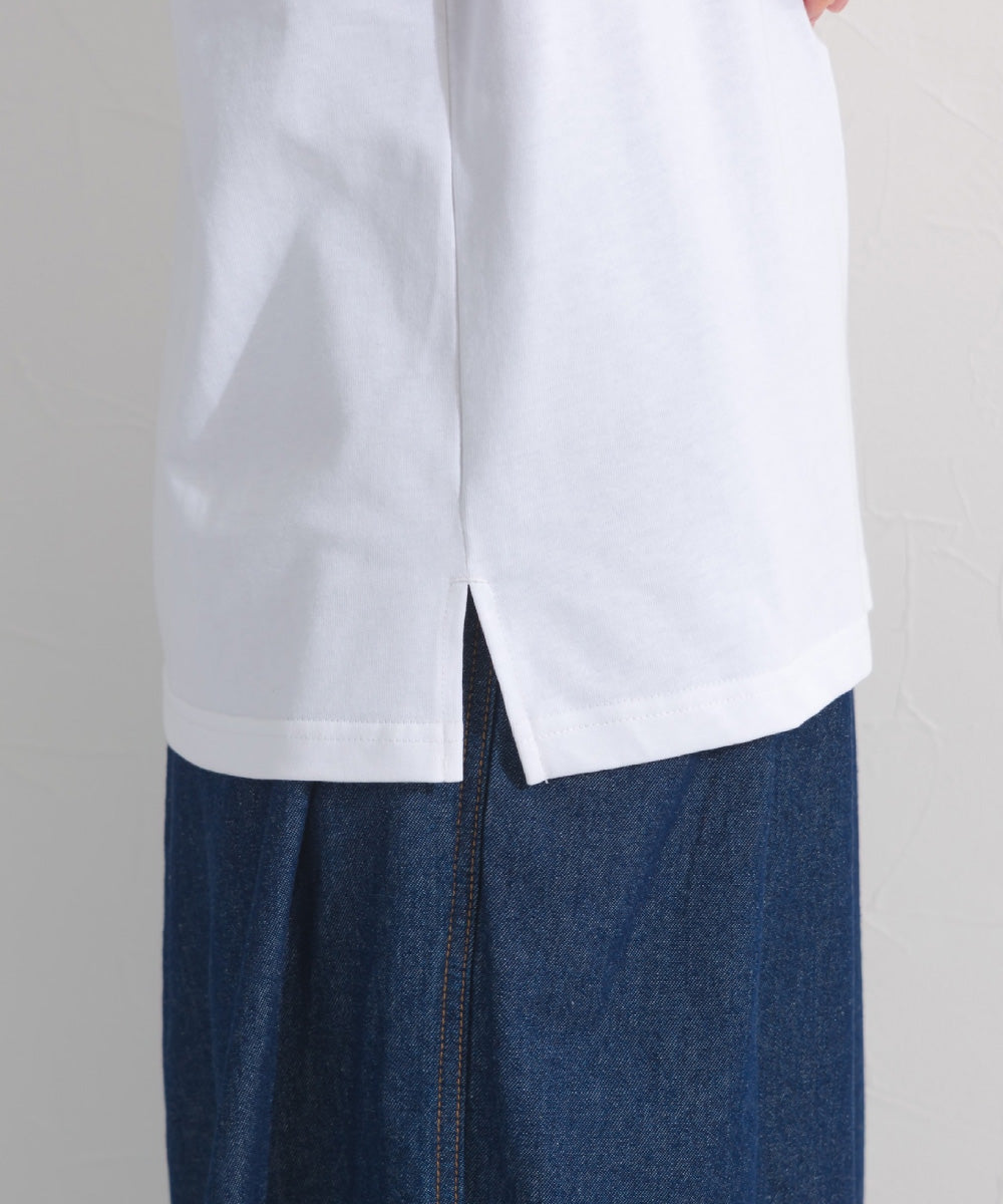 【OMNES】UVカット ロゴプリント半袖Tシャツ WILLIAMSBURG 紫外線遮蔽率99.7％【S450077OMN】