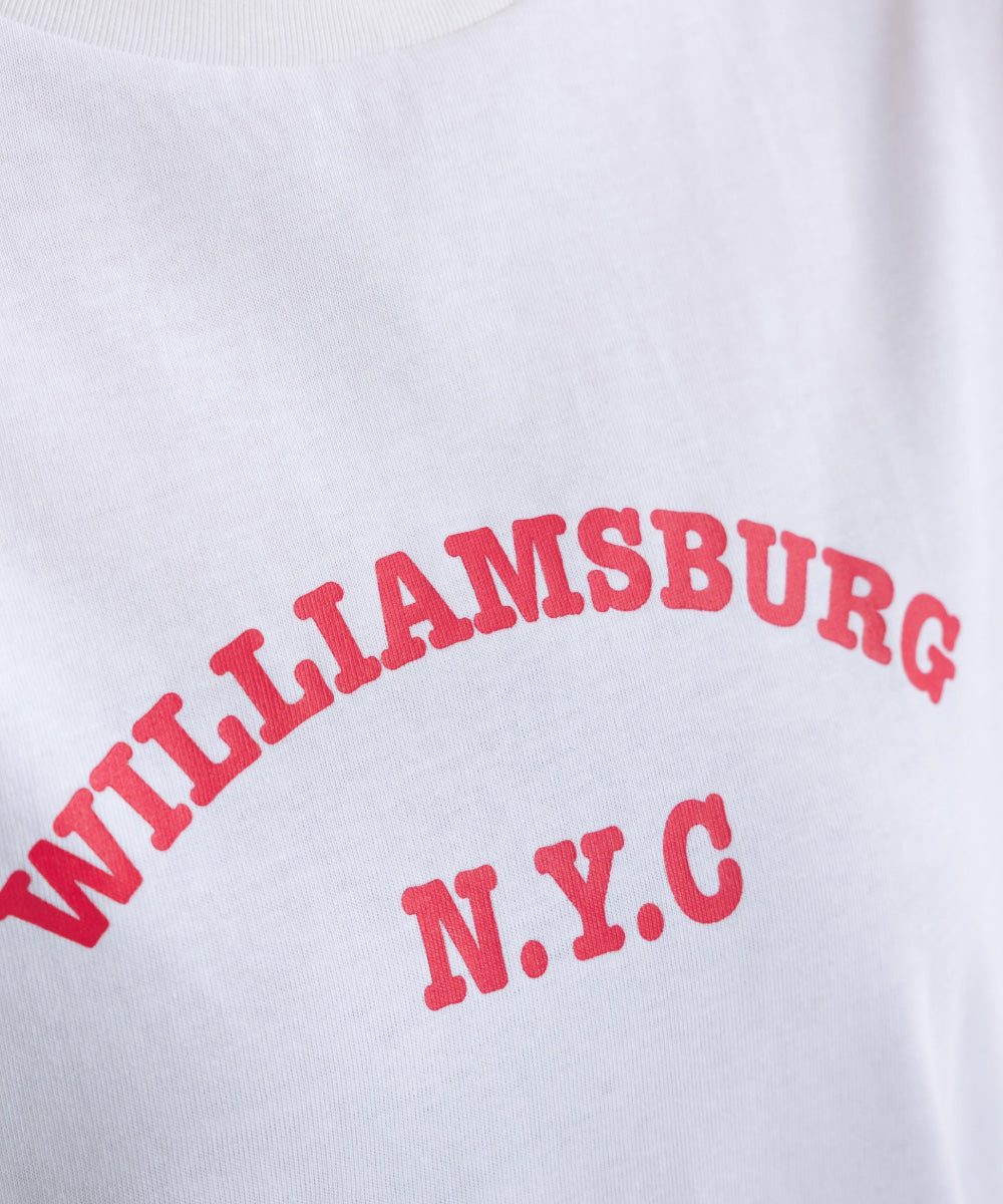【OMNES】UVカット ロゴプリント半袖Tシャツ WILLIAMSBURG 紫外線遮蔽率99.7％【S450077OMN】