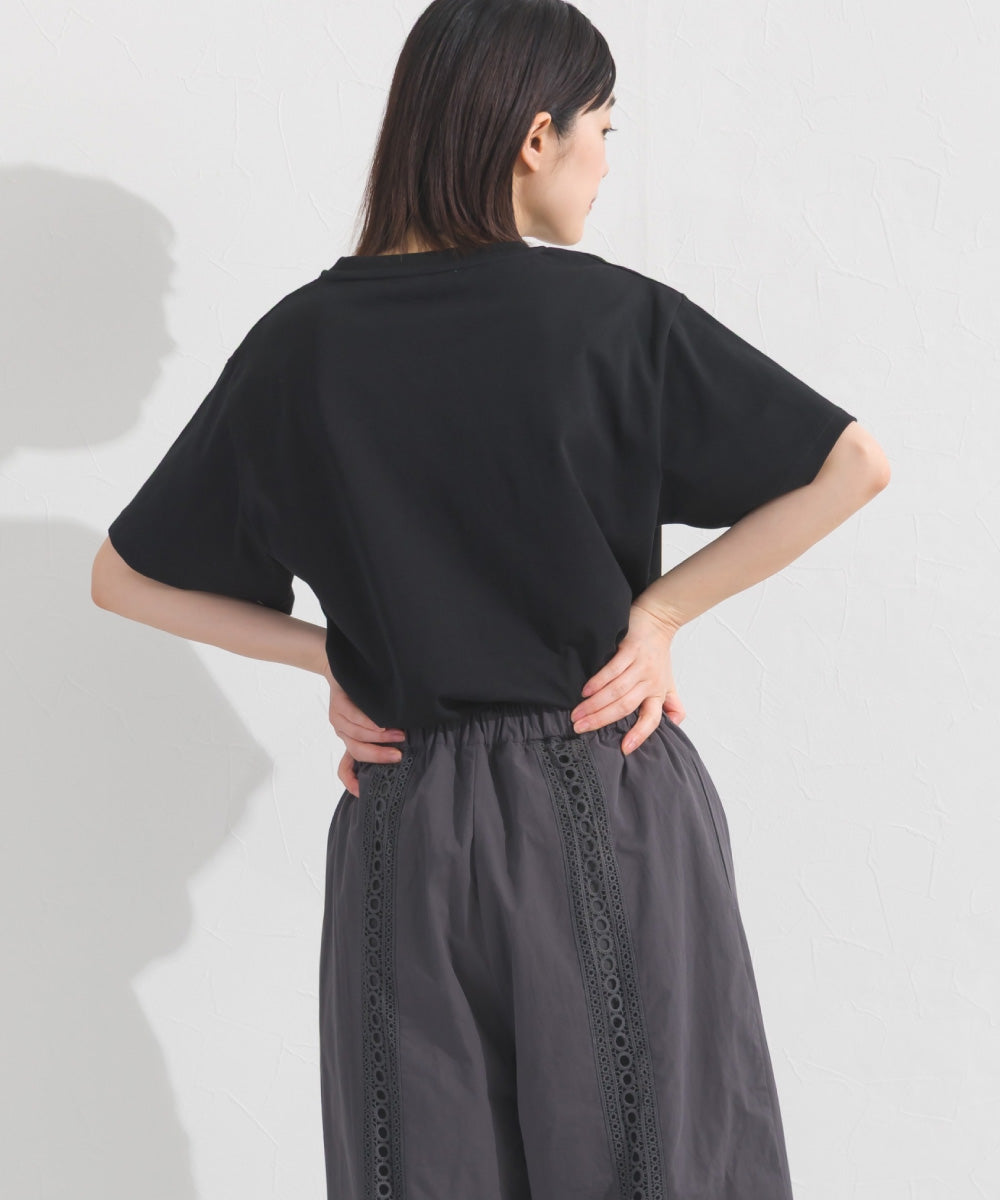【OMNES】UVカット ロゴプリント半袖Tシャツ WILLIAMSBURG 紫外線遮蔽率99.7％【S450077OMN】