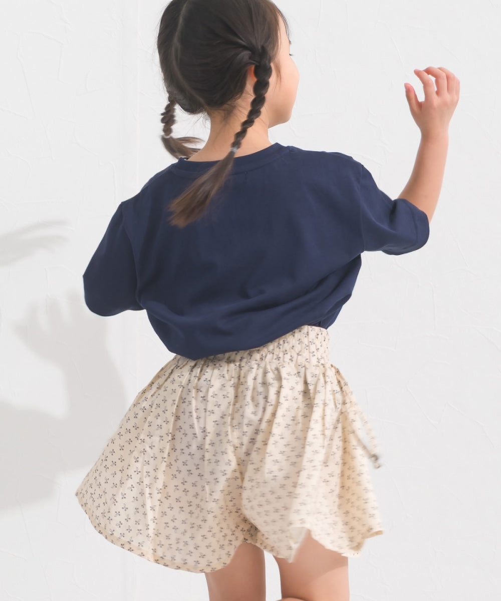 【OMNES】キッズ UVカット ロゴプリント半袖Tシャツ WILLIAMSBURG 紫外線遮蔽率99.7％【S450078OMN】