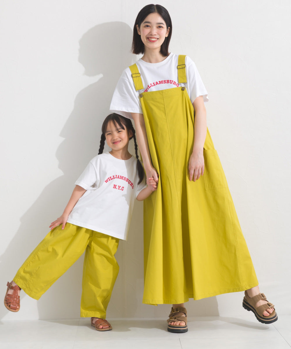 【OMNES】キッズ UVカット ロゴプリント半袖Tシャツ WILLIAMSBURG 紫外線遮蔽率99.7％【S450078OMN】