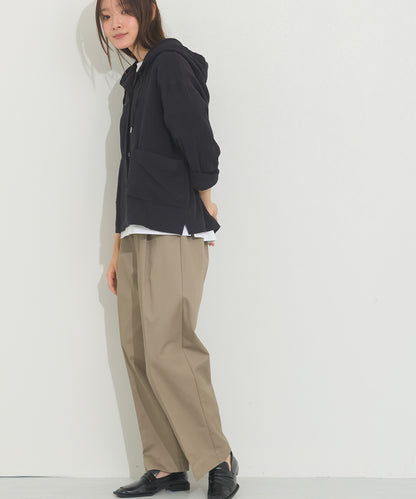 【OMNES】ダブルガーゼフードシャツジャケット【A470027OMN】