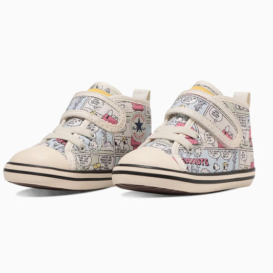 【hbA】【CONVERSE】コンバース BABY ALL STAR N PEANUTS CP V-1 ベビー オールスター Ｎ ピーナッツ ＣＰ Ｖ－１【7301-24024】