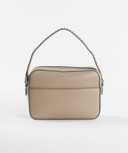 【J&M DAVIDSON】ジェイアンドエム デヴィッドソン TOP HANDLE PEBBLE MINI トップ ハンドル ぺブル ミニ スタッズ 横型ポシェット ショルダーバッグ ハンドバッグ SFLW-1XX-SCXX SLLF-0XX-SCXX 並行輸入品【9902-22018】