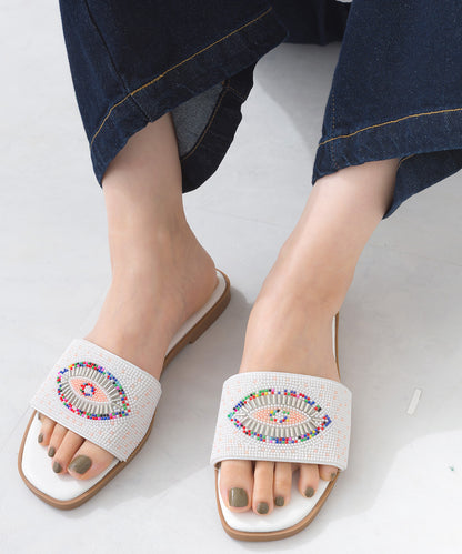 【JOLICOINSport】ビーズ刺繍リゾートサンダル JS-4 ジョリコアンスポーツ【252W203JOS004】