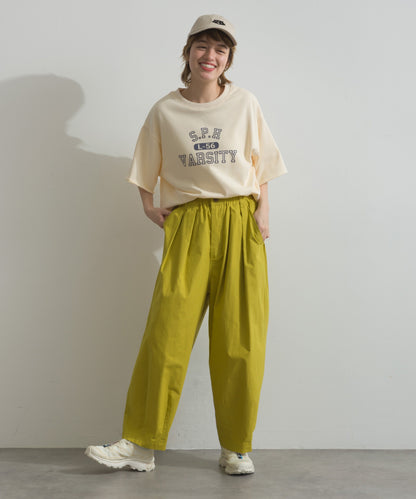【OMNES】カレッジプリントスウェット半袖Tシャツ【S450034OMN】