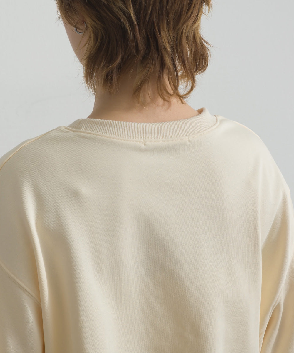 【OMNES】カレッジプリントスウェット半袖Tシャツ【S450034OMN】