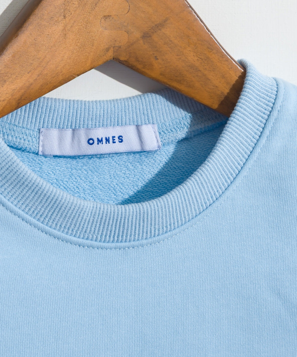 【hbB】【OMNES】キッズ カレッジプリント スウェット半袖Tシャツ【S450035OMN】