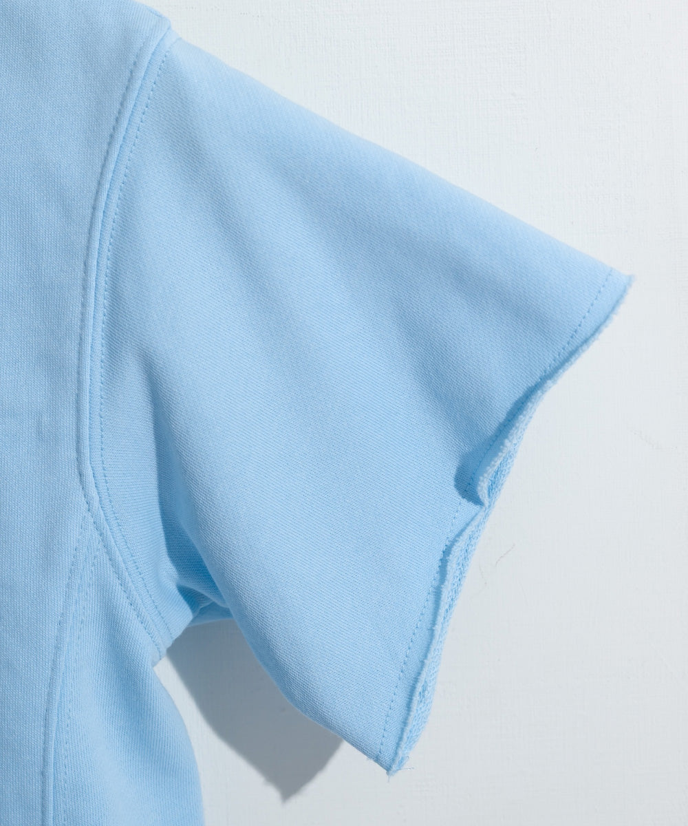 【hbB】【OMNES】キッズ カレッジプリント スウェット半袖Tシャツ【S450035OMN】
