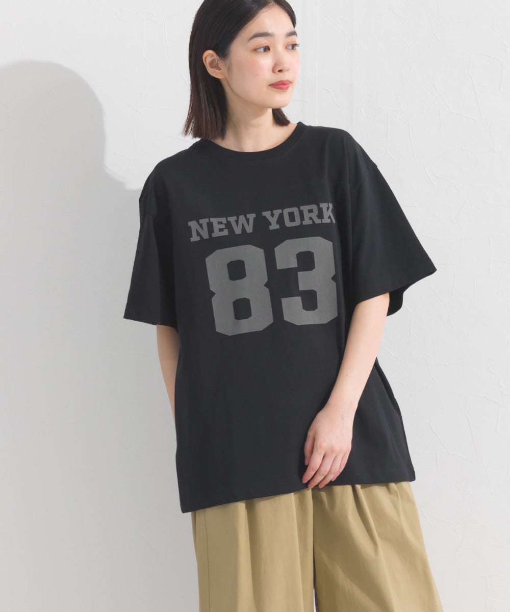 【OMNES】ロゴプリント半袖Tシャツ【S450059OMN】