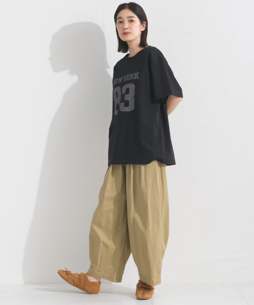 【OMNES】ロゴプリント半袖Tシャツ【S450059OMN】